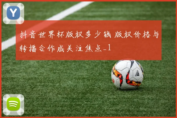 抖音世界杯版权多少钱 版权价格与转播合作成关注焦点_1
